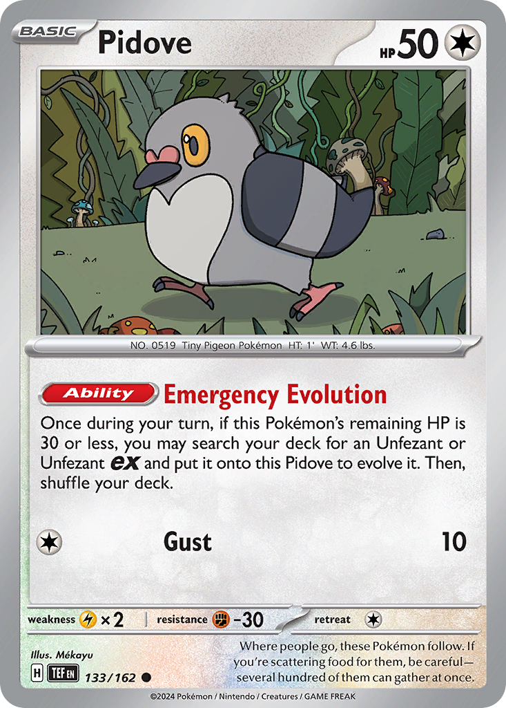 Pidove — illustrated card