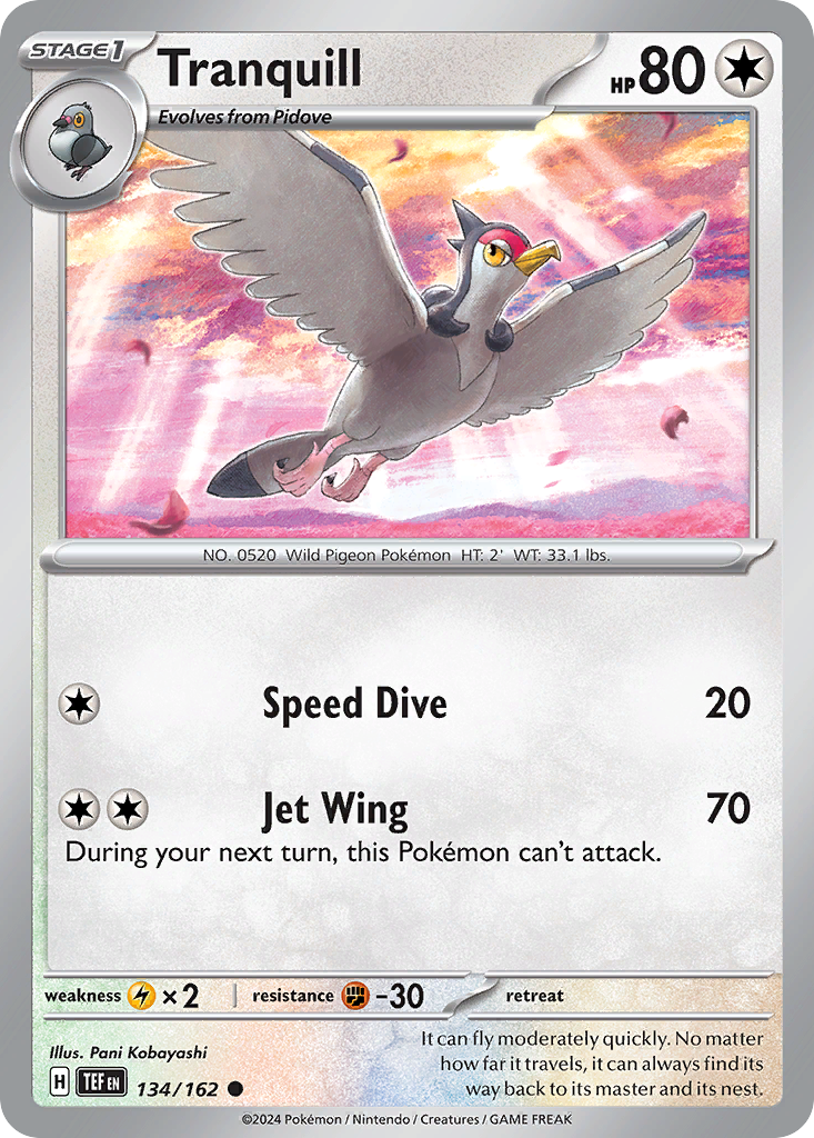 Tranquill — illustrated card