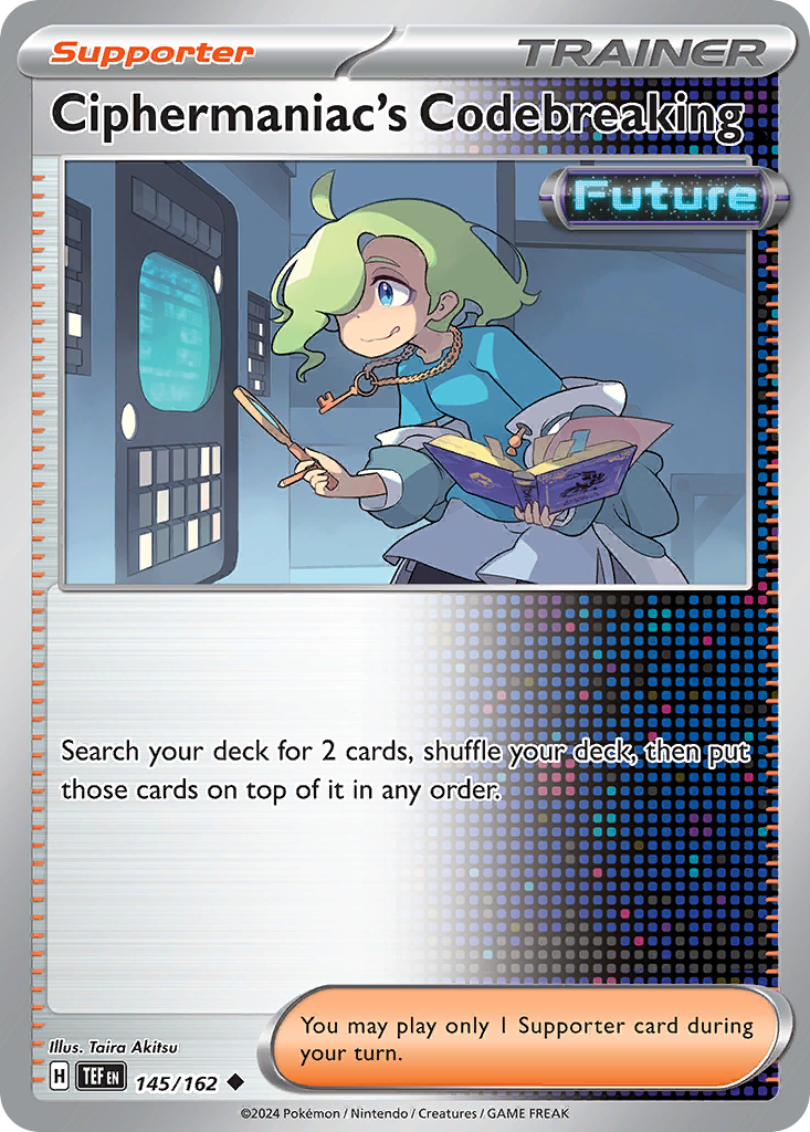 Ciphermaniac's Codebreaking — illustrated card