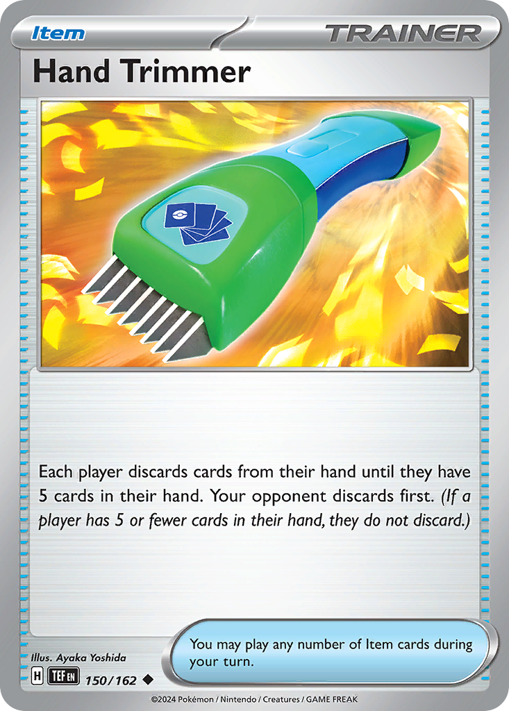 Hand Trimmer — illustrated card