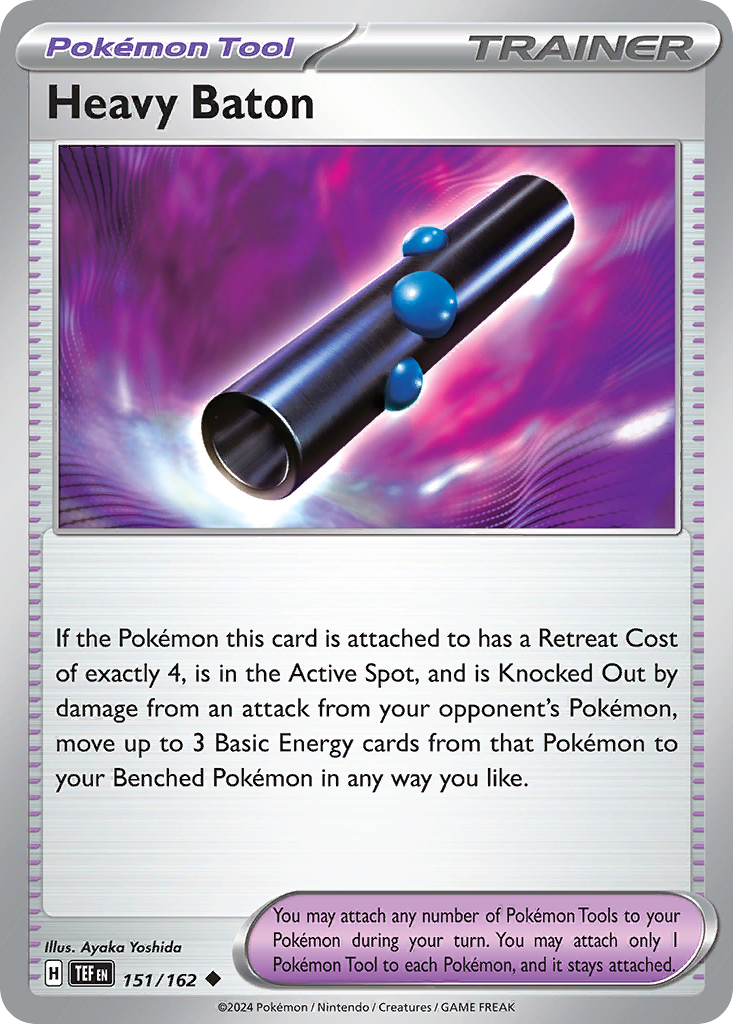 Heavy Baton — illustrated card