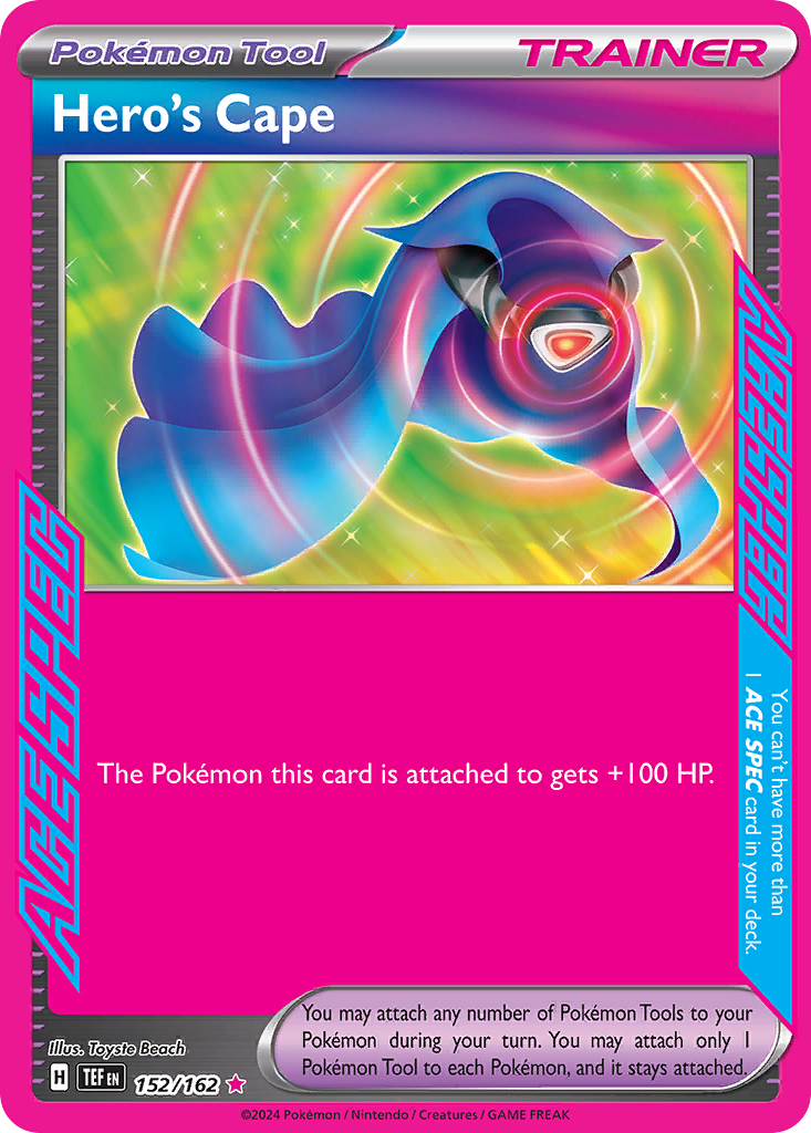Hero's Cape — illustrated card