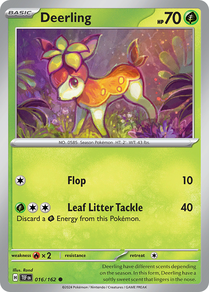 Deerling — illustrated card