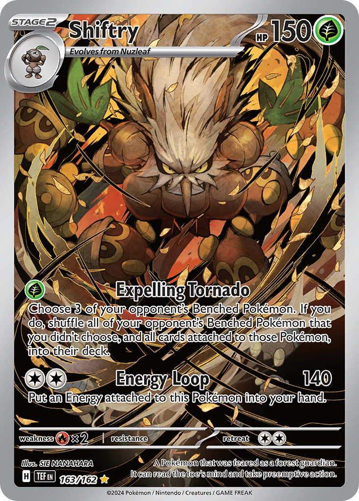Shiftry — illustrated card