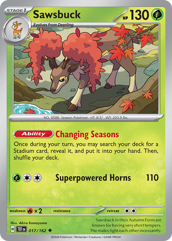 Sawsbuck — illustrated card
