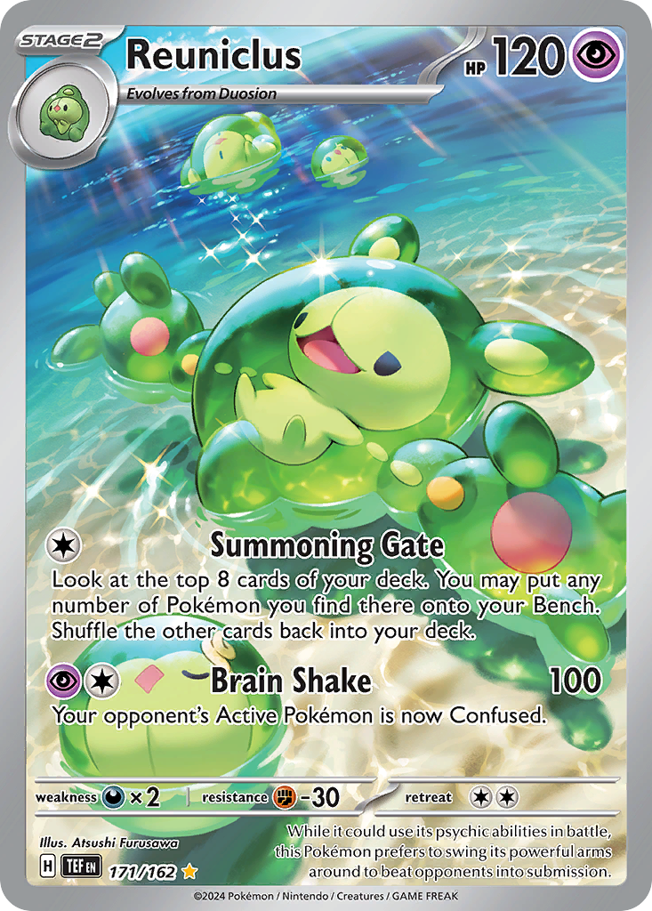 Reuniclus — illustrated card