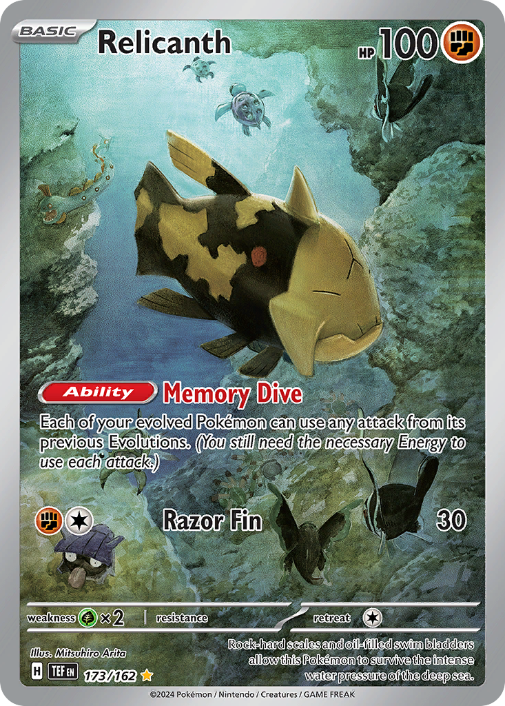Relicanth — illustrated card