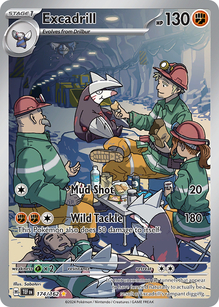 Excadrill — illustrated card