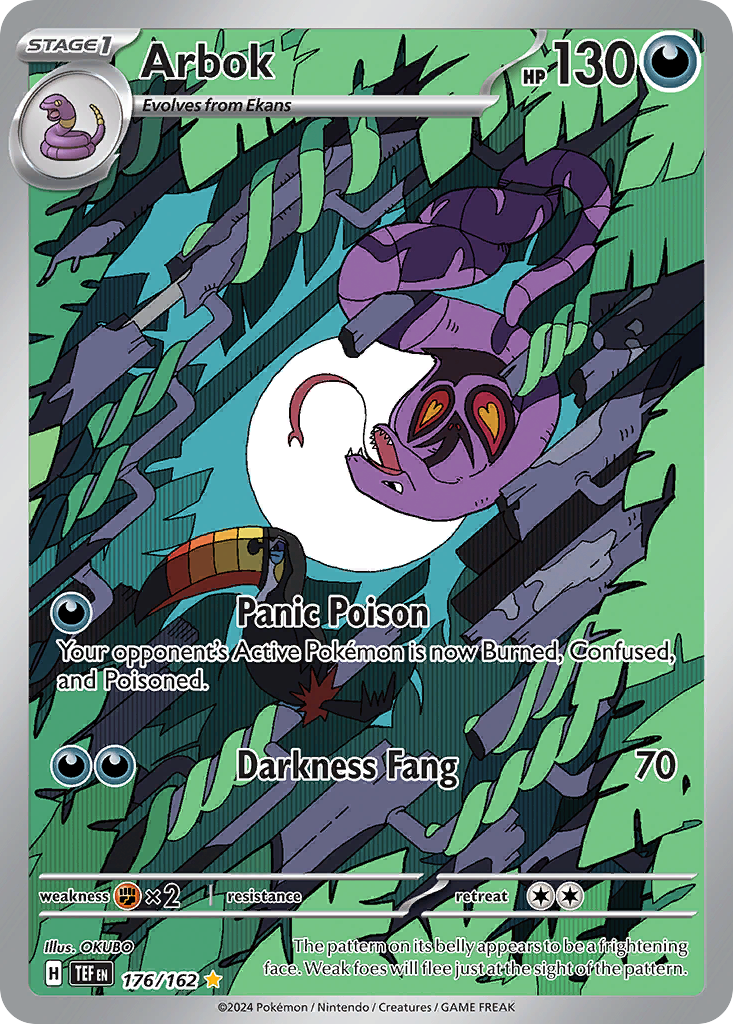 Arbok — illustrated card