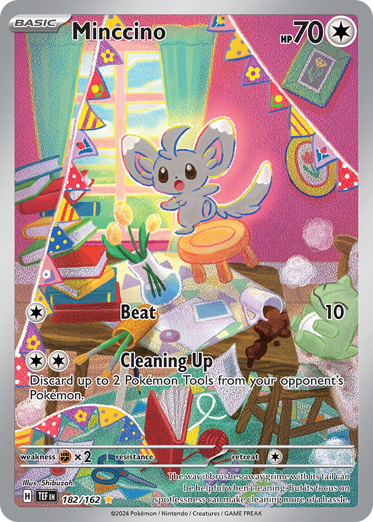 Minccino — illustrated card