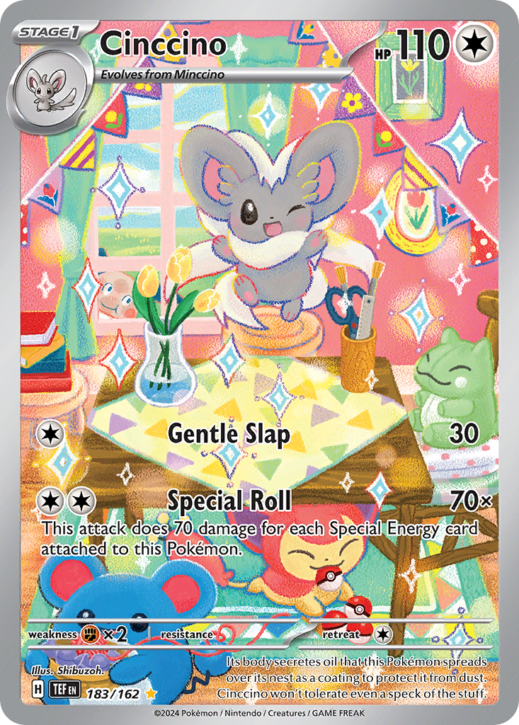 Cinccino — illustrated card