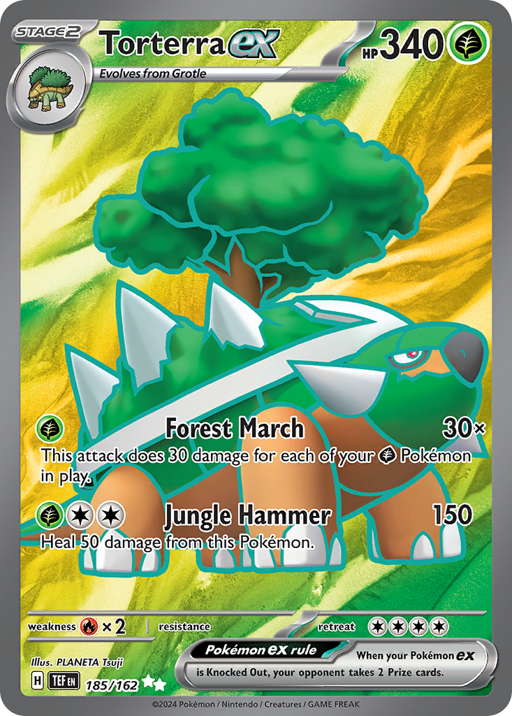 Torterra ex — illustrated card