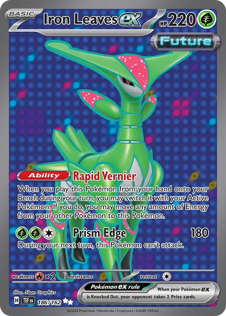 Iron Leaves ex — illustrated card