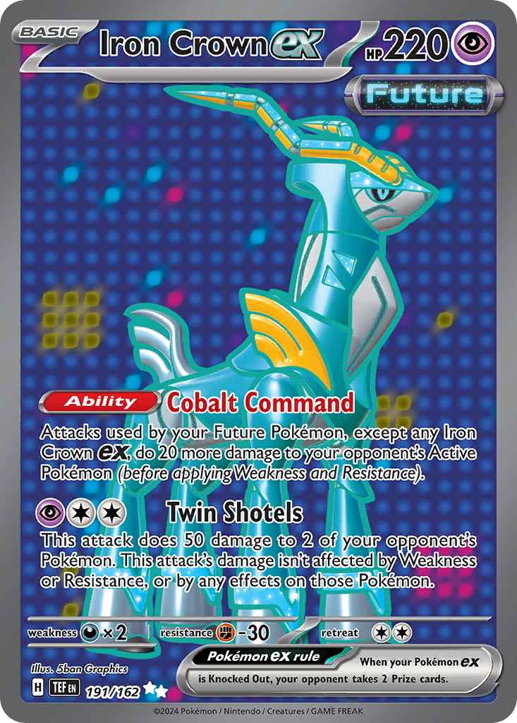Iron Crown ex — illustrated card