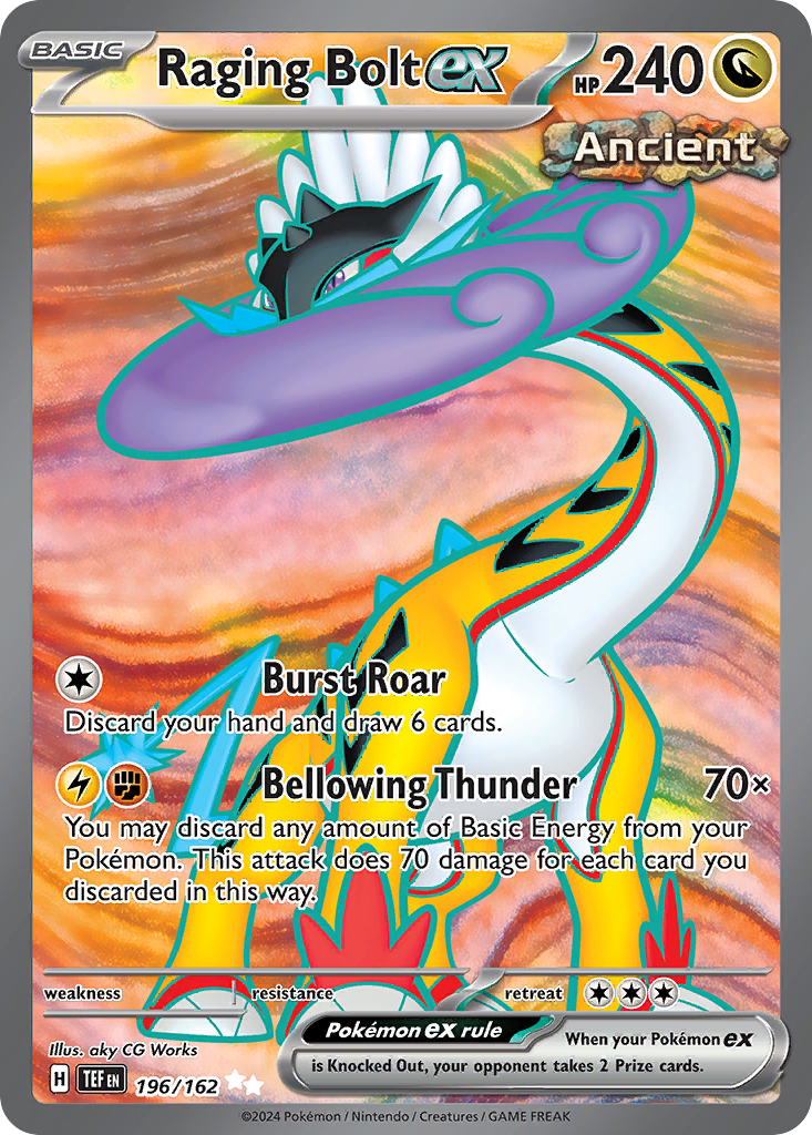 Raging Bolt ex — illustrated card