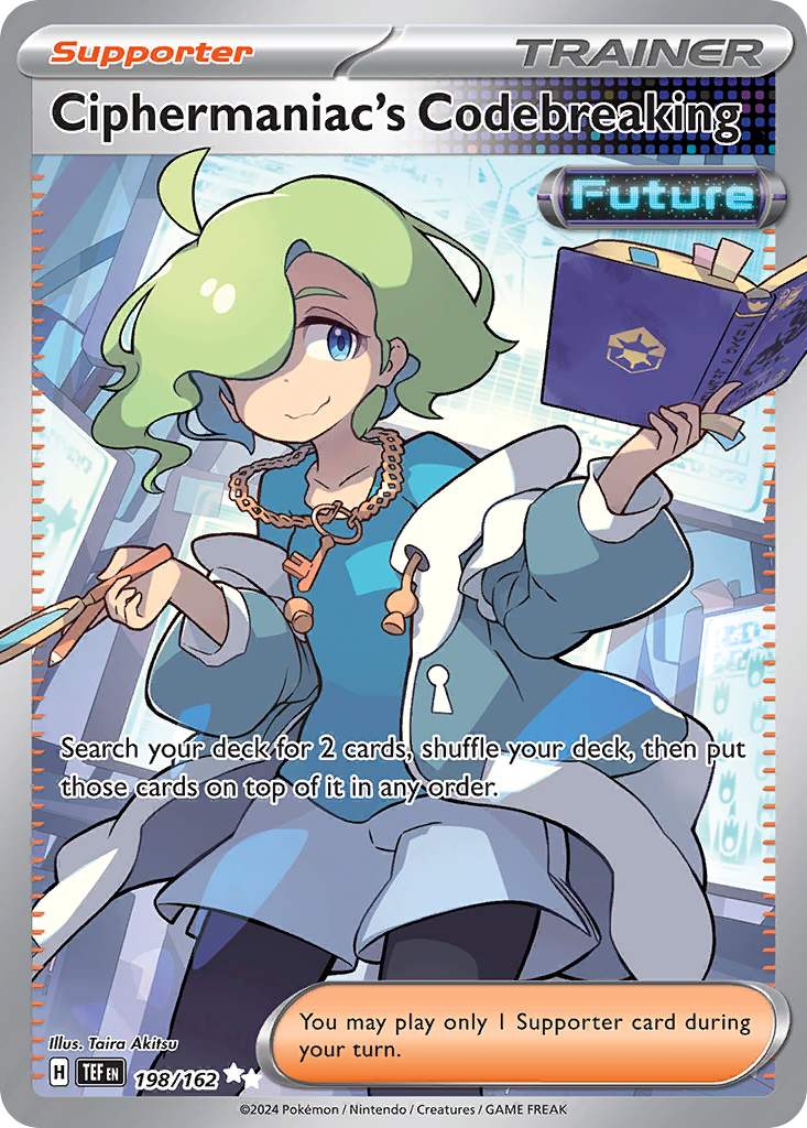 Ciphermaniac's Codebreaking — illustrated card