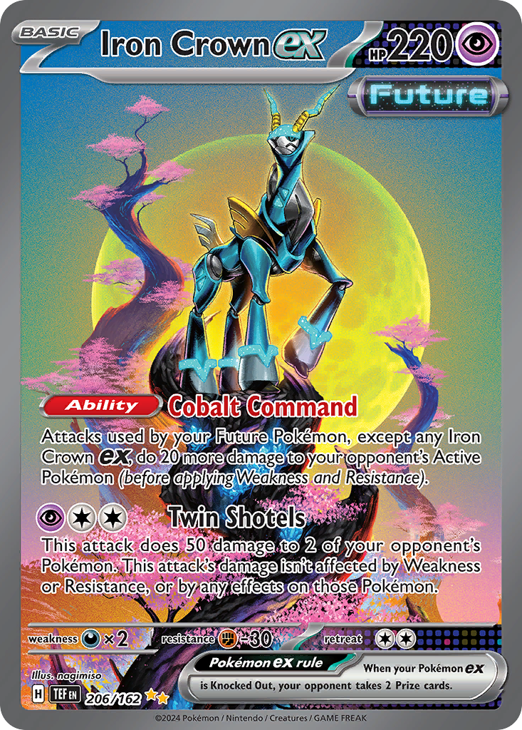 Iron Crown ex — illustrated card