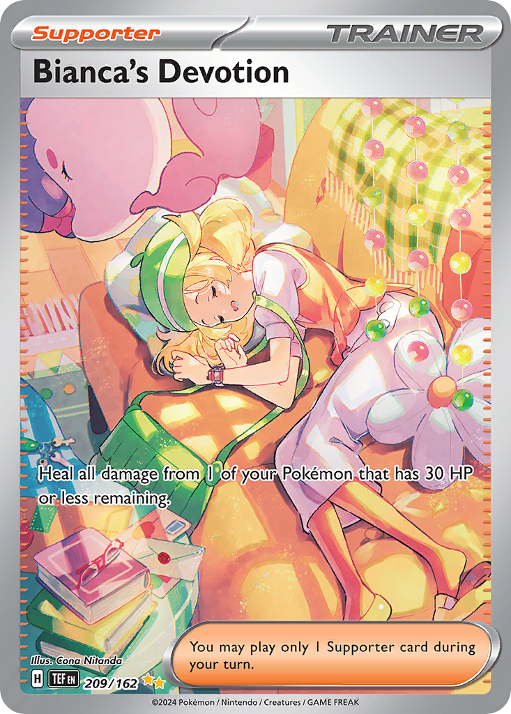 Bianca's Devotion — illustrated card