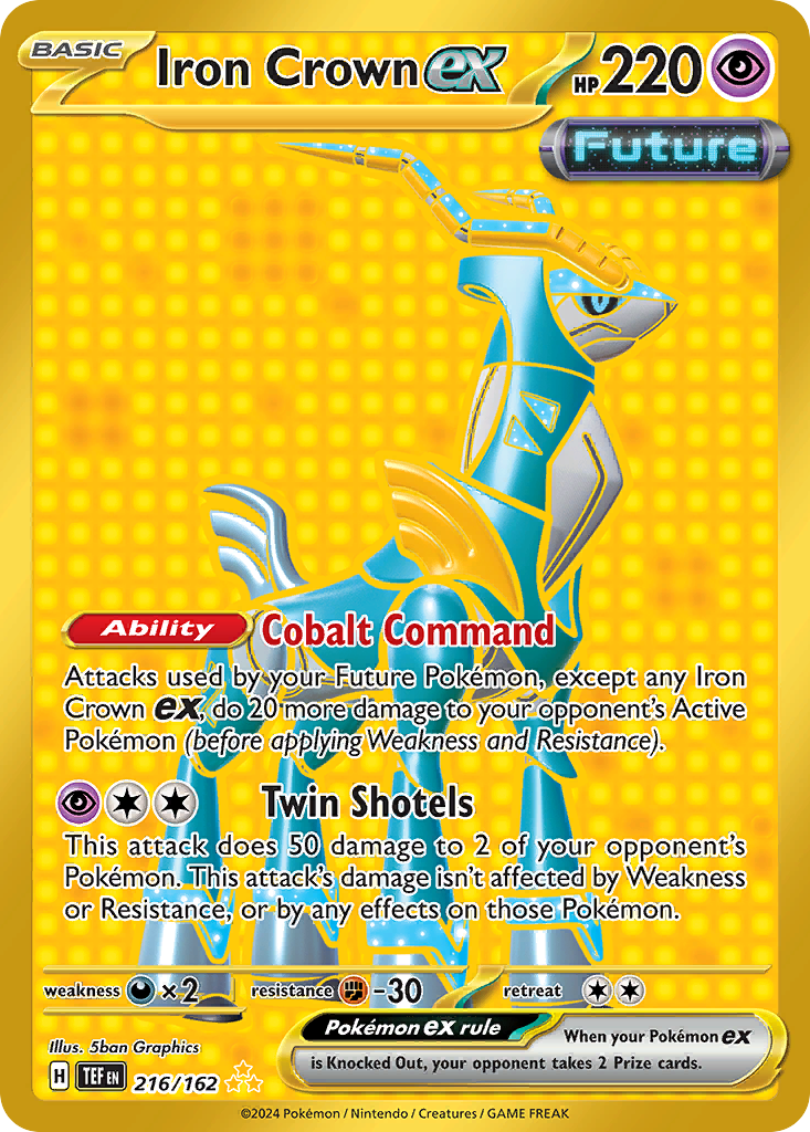 Iron Crown ex — illustrated card
