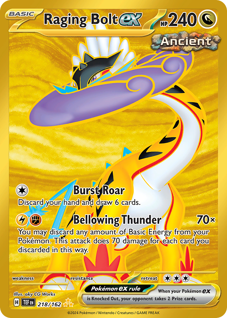Raging Bolt ex — illustrated card