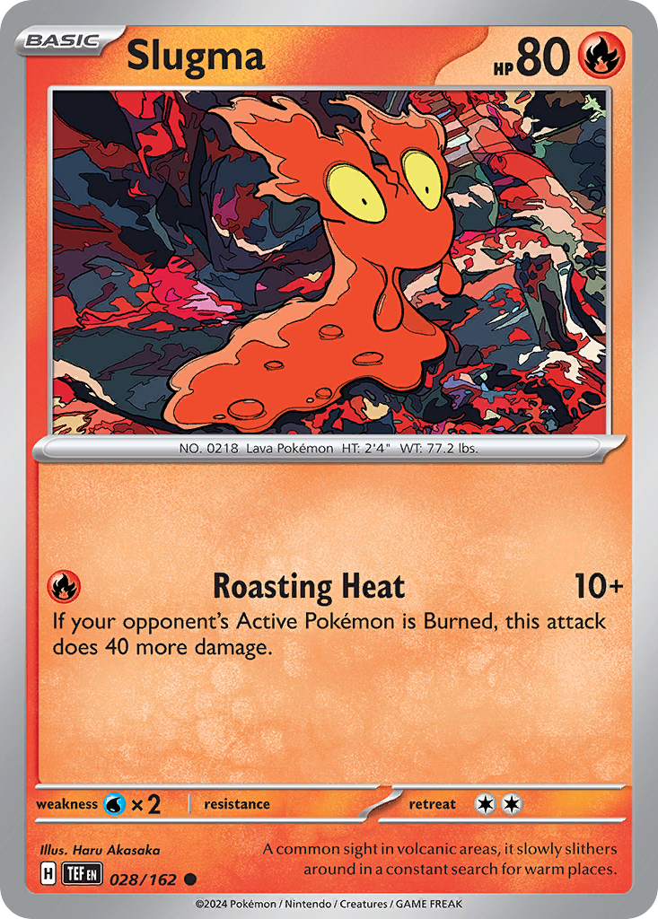 Slugma — illustrated card