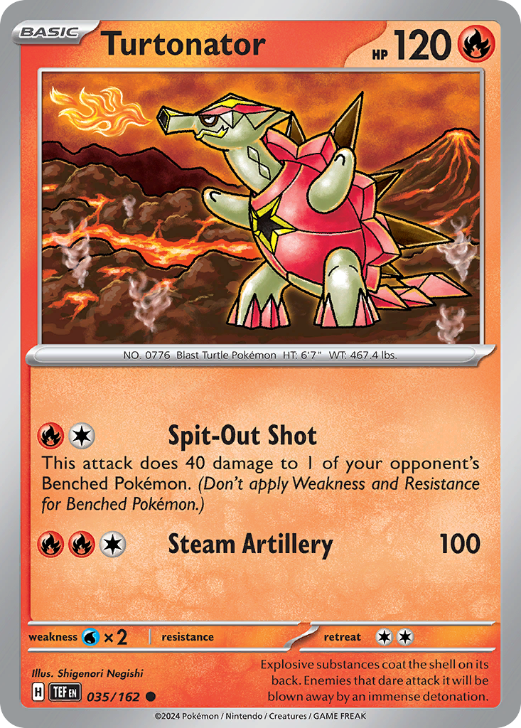 Turtonator — illustrated card