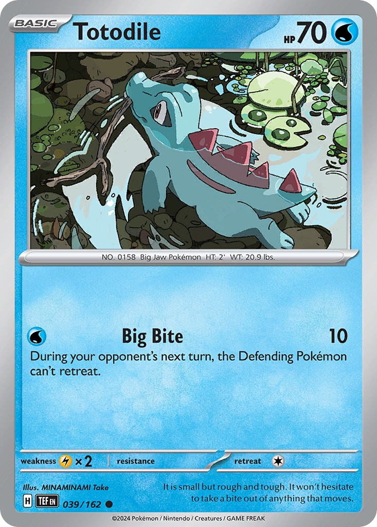 Totodile — illustrated card
