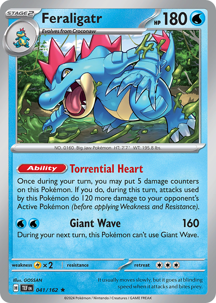 Feraligatr — illustrated card