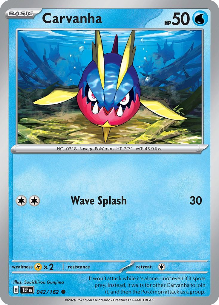 Carvanha — illustrated card