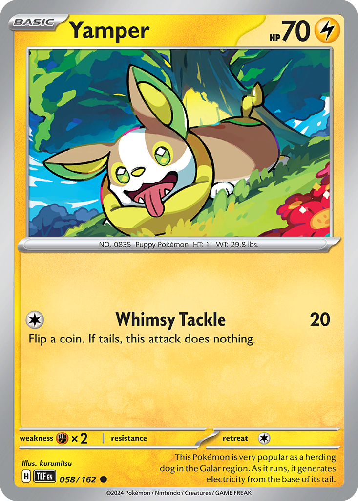 Yamper — illustrated card