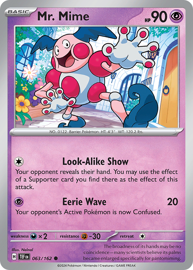 Mr. Mime — illustrated card