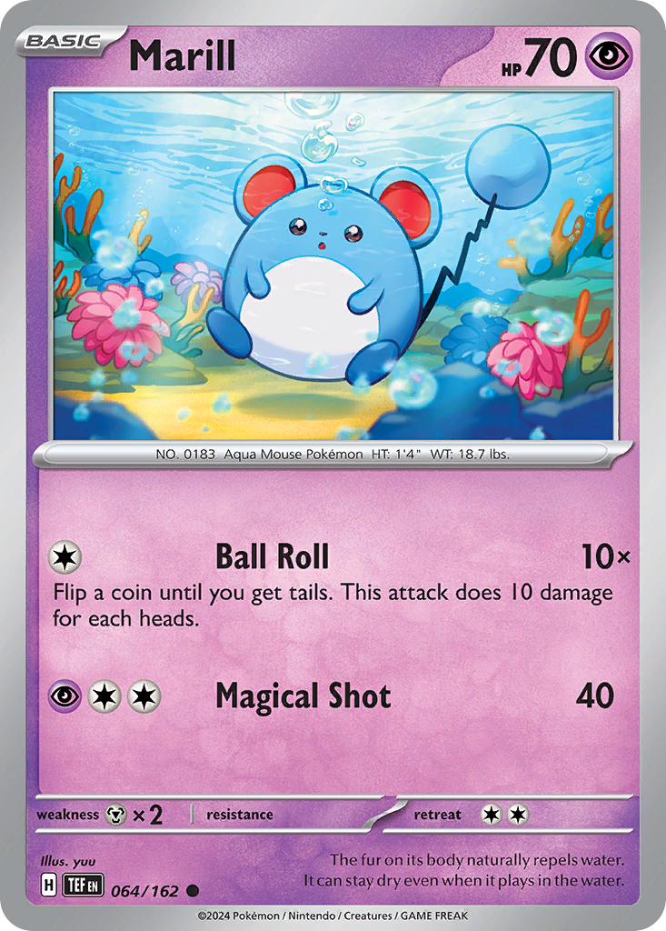Marill — illustrated card
