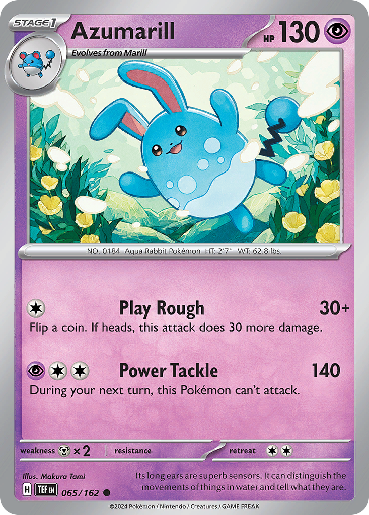 Azumarill — illustrated card