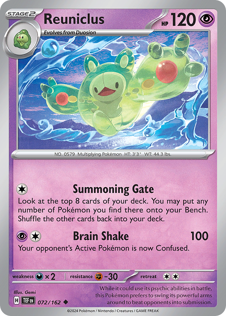 Reuniclus — illustrated card