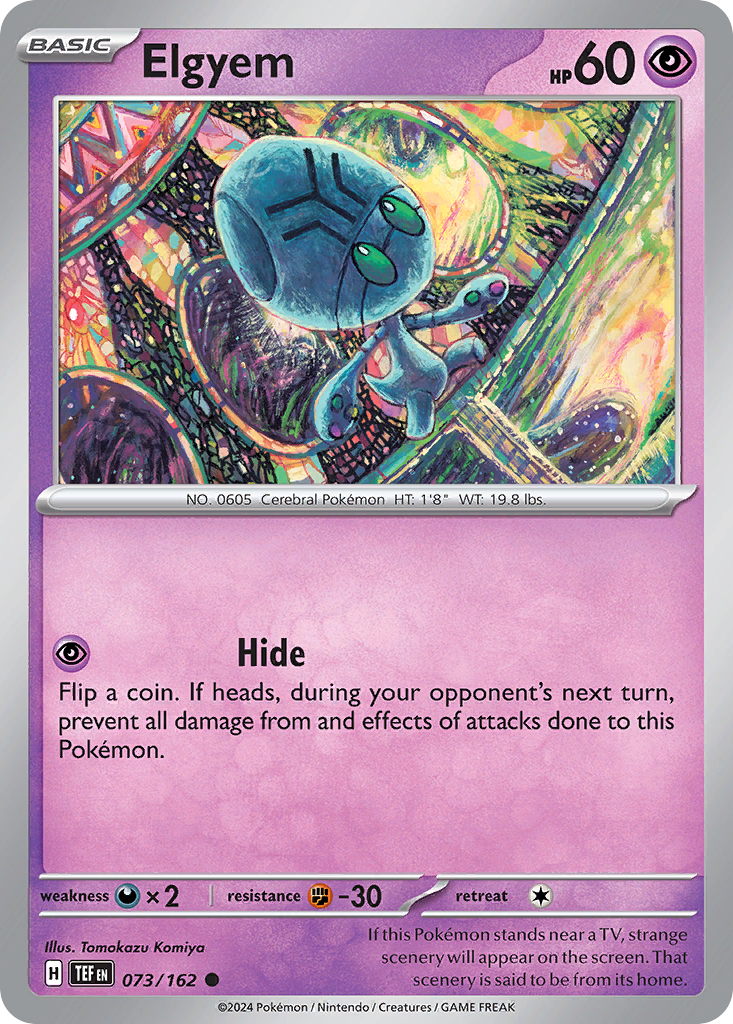 Elgyem — illustrated card
