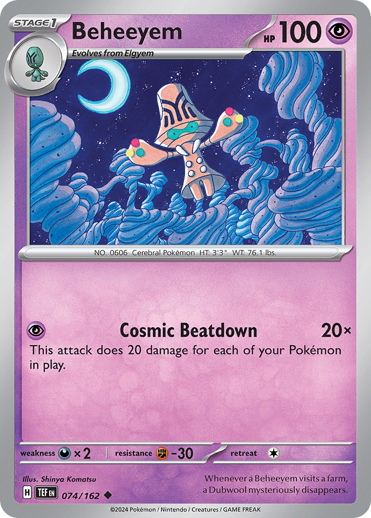 Beheeyem — illustrated card