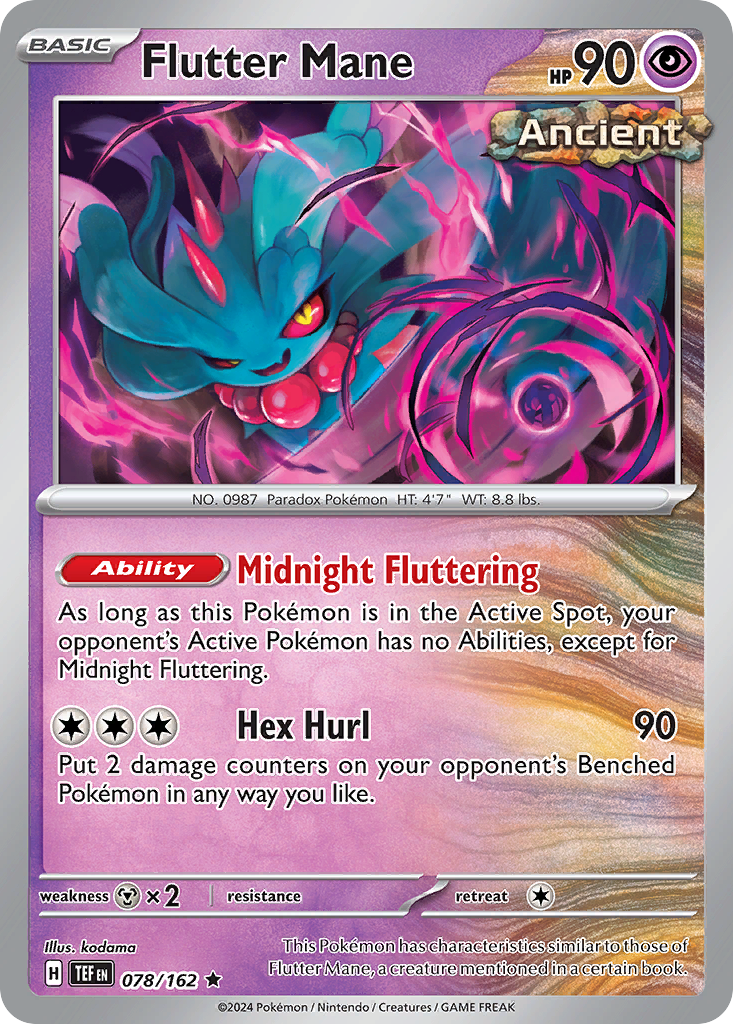 Flutter Mane — illustrated card