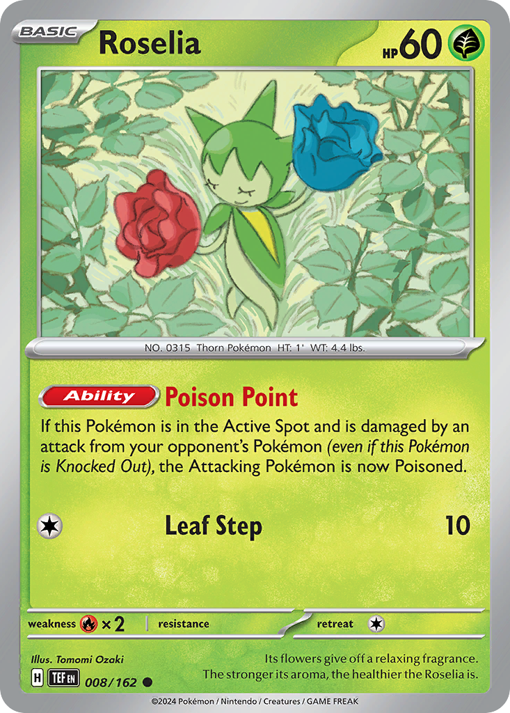 Roselia — illustrated card