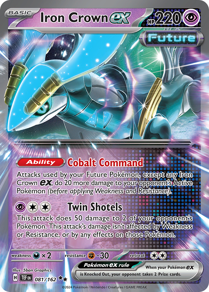 Iron Crown ex — illustrated card