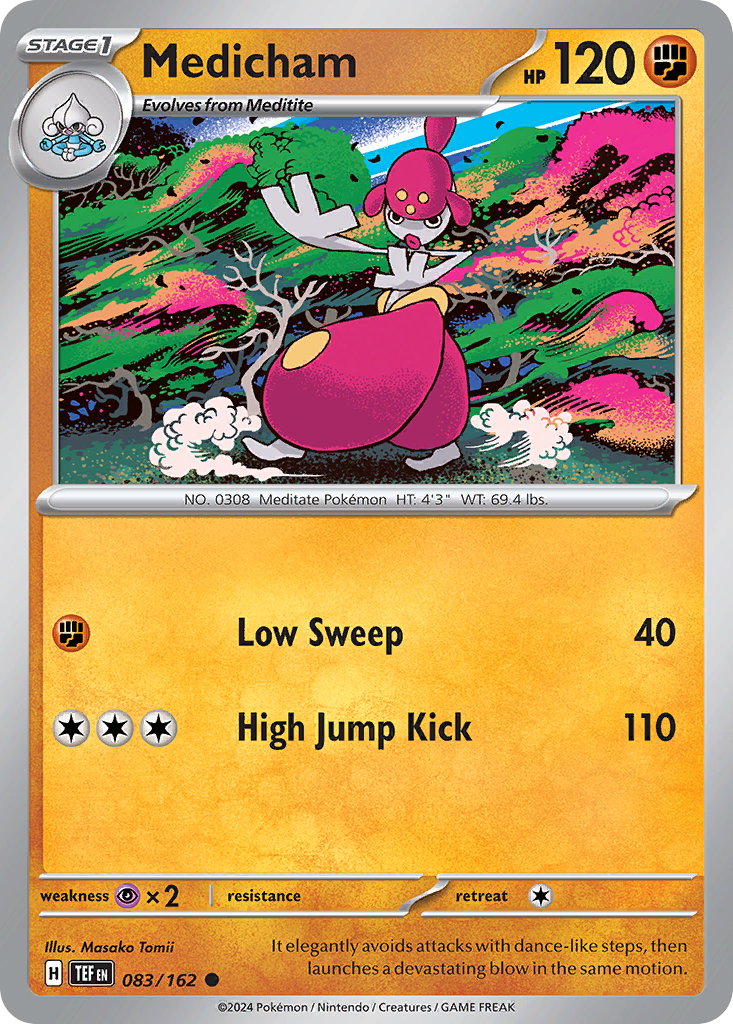 Medicham — illustrated card