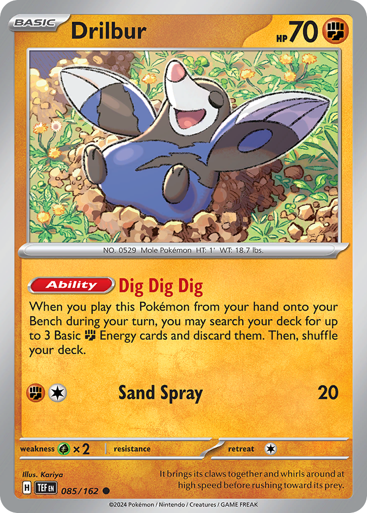 Drilbur — illustrated card