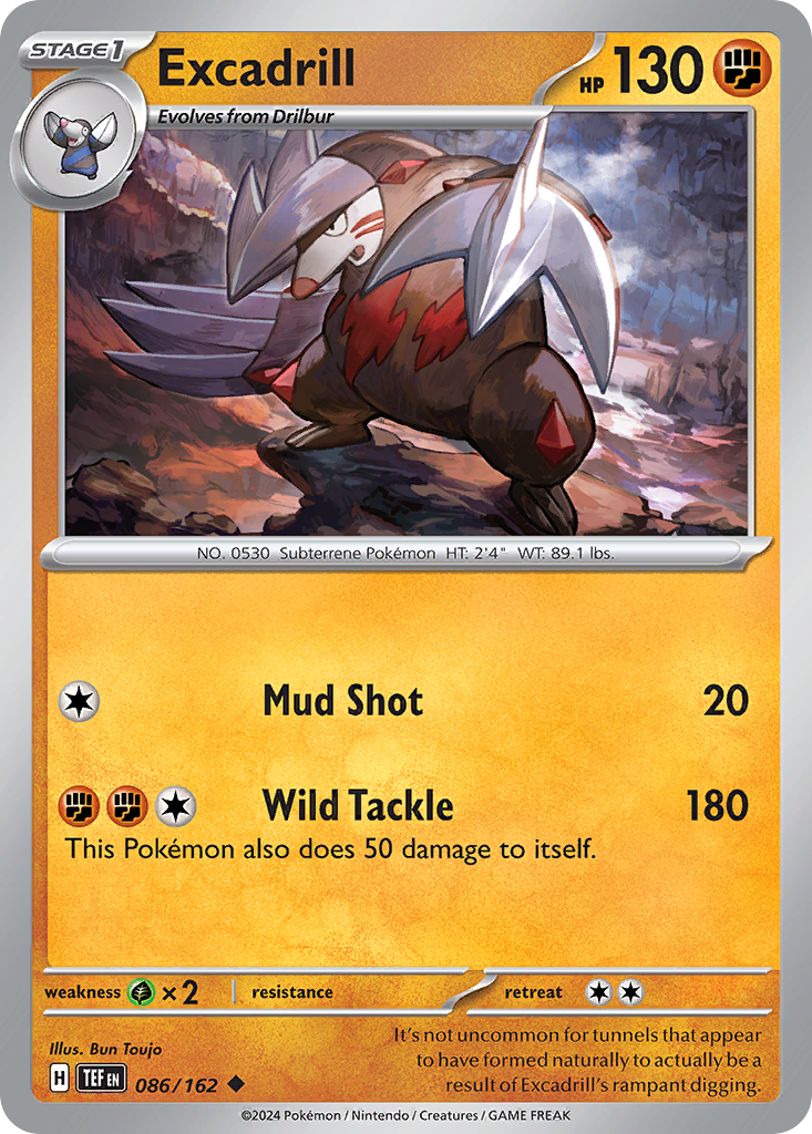 Excadrill — illustrated card