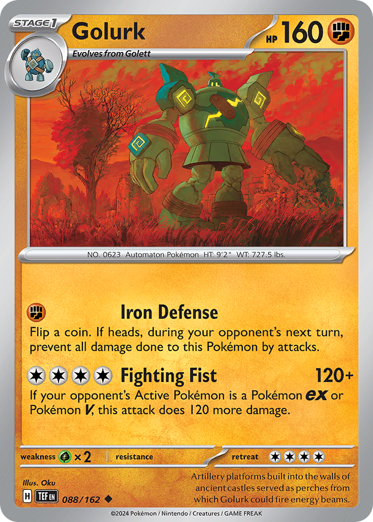 Golurk — illustrated card