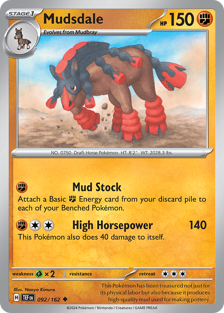 Mudsdale — illustrated card