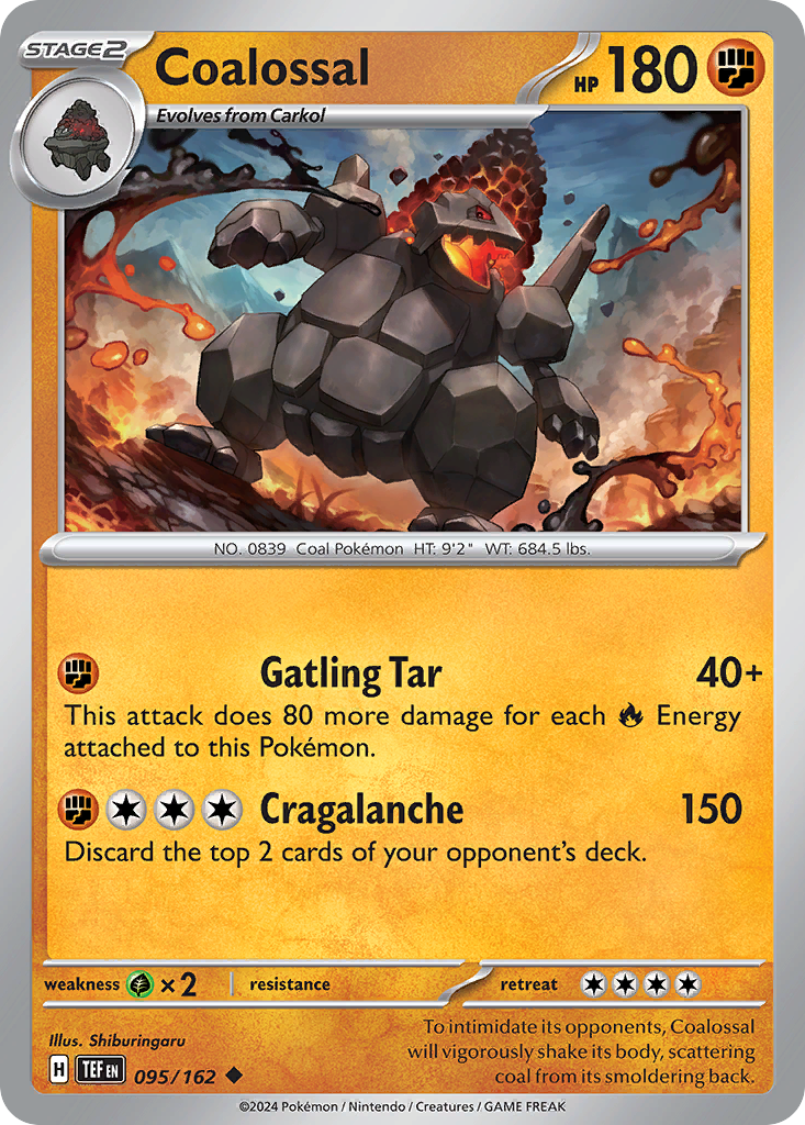 Coalossal — illustrated card