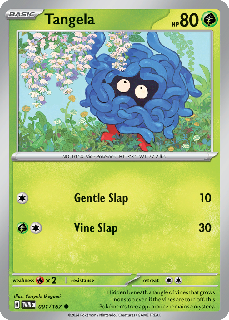 Tangela — illustrated card