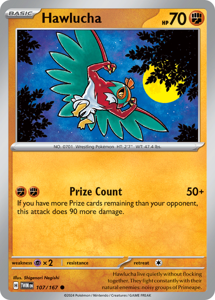 Hawlucha — illustrated card