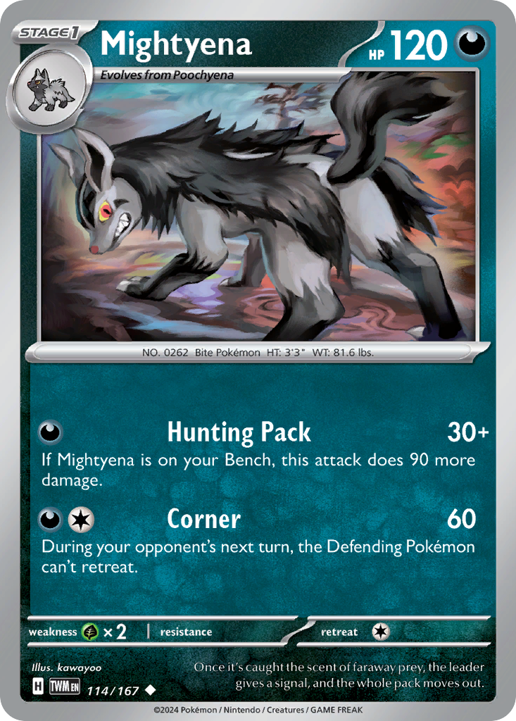 Mightyena — illustrated card