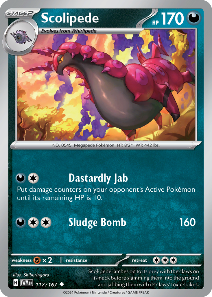 Scolipede — illustrated card
