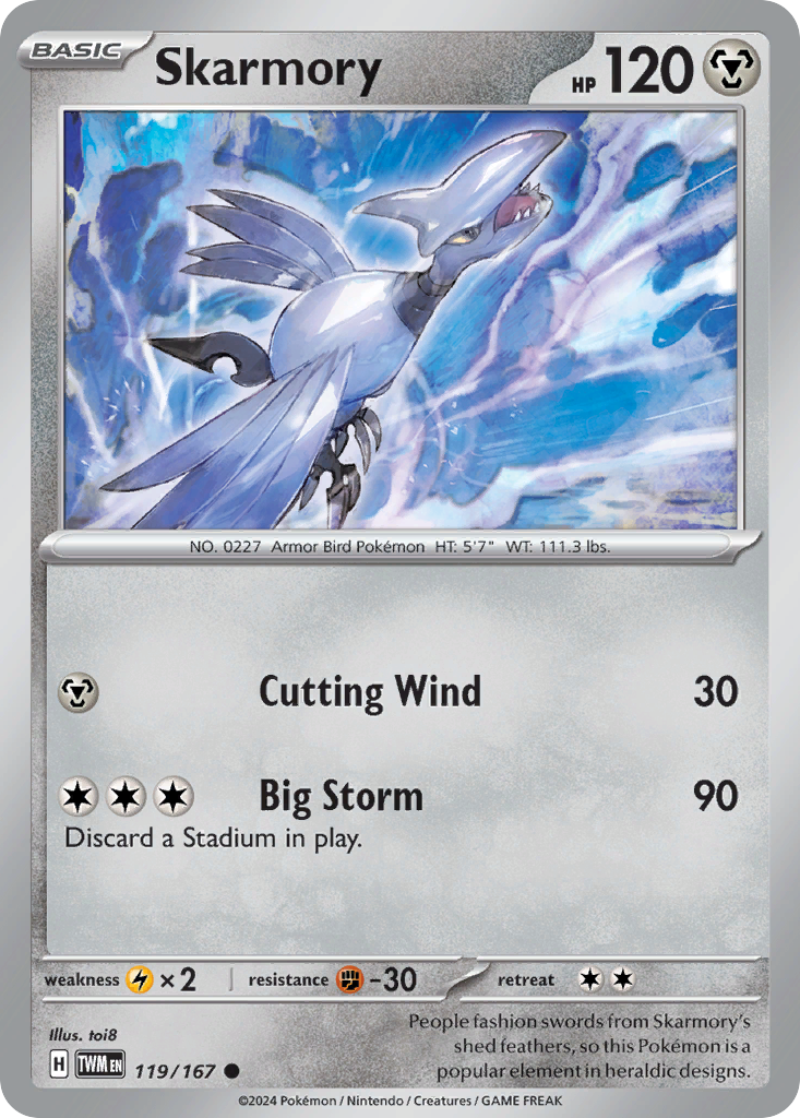 Skarmory — illustrated card